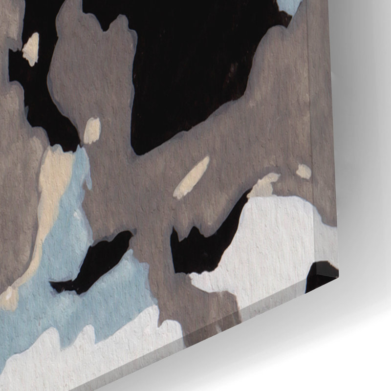  «Hush Peaks 1» par Melissa Wang, art mural en verre acrylique, 16 po x 24 po, H 24 po x l 16 po
