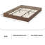 Lit plateforme en bois massif avec lattes de bois robustes, base de lit autoportante-615231550-615231551
