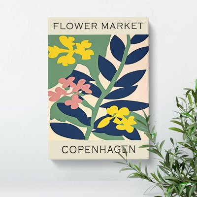 Copenhagen Flower Market Exhibition No.2 - Wrapped Canvas