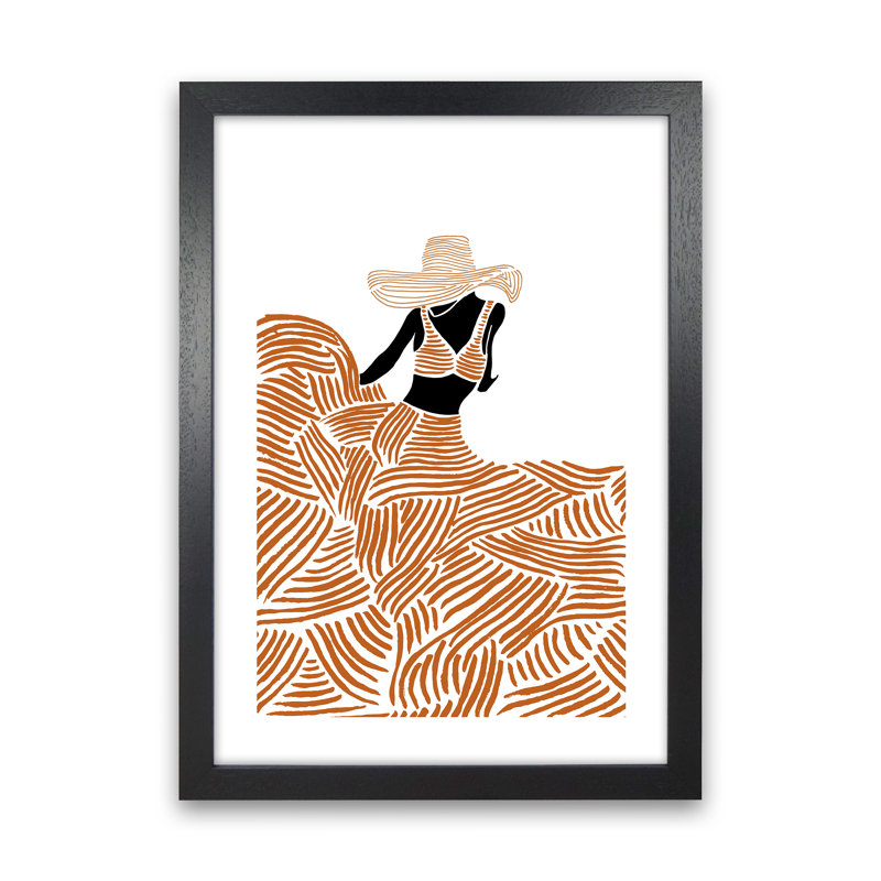 Diving Into Earth by Planeta444 - Print, 63cm H x 46cm W x 3cm D, Black Framed