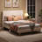 Aadi Full Size Corduroy Upholstered Platform Bed Frame with Channel Tufted Wingback Headboard — No Box Spring Needed, Space-Saving Design for Small Bedrooms & Apartments-1525913690-1525913688