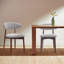 Chaise d'appoint rembourrée en bois massif Vannie-126400237-95087033