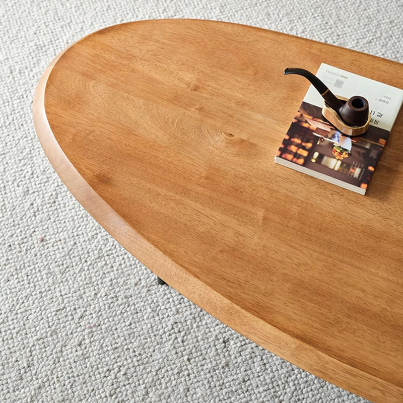 Oval living room coffee table