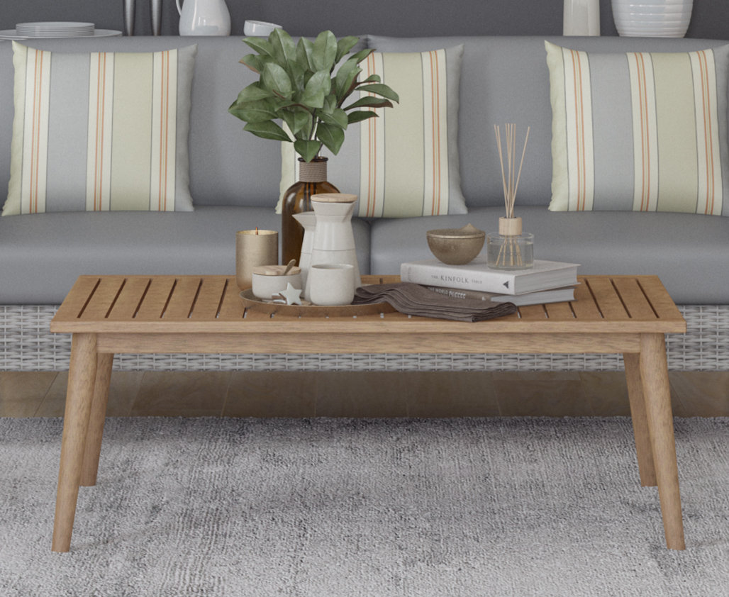 Anautica Solid Wood Coffee Table Lark Manor™
