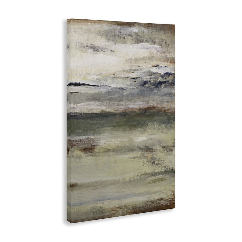 «Earthy Abstract Layers», conception par Lanie Loreth, H 24 po x l 16 po