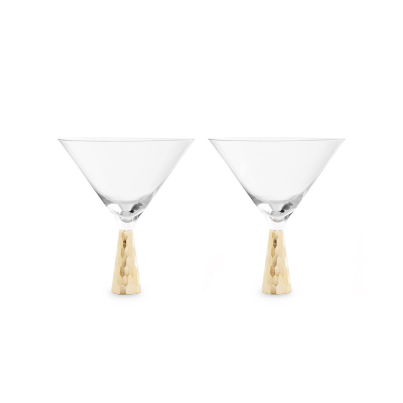 Ajeesh 250ml Martini Glass Set