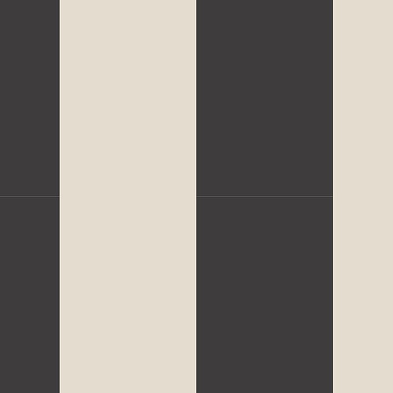 Rouleau de papier peint L 32,7 pi x l 20,5 po Oliver, Noir / beige