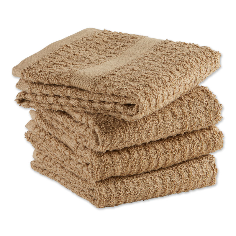 Waffle Tea Towel Kitchen Towel, Brown