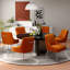 Chaise d'appoint en velours Baudel-102880115