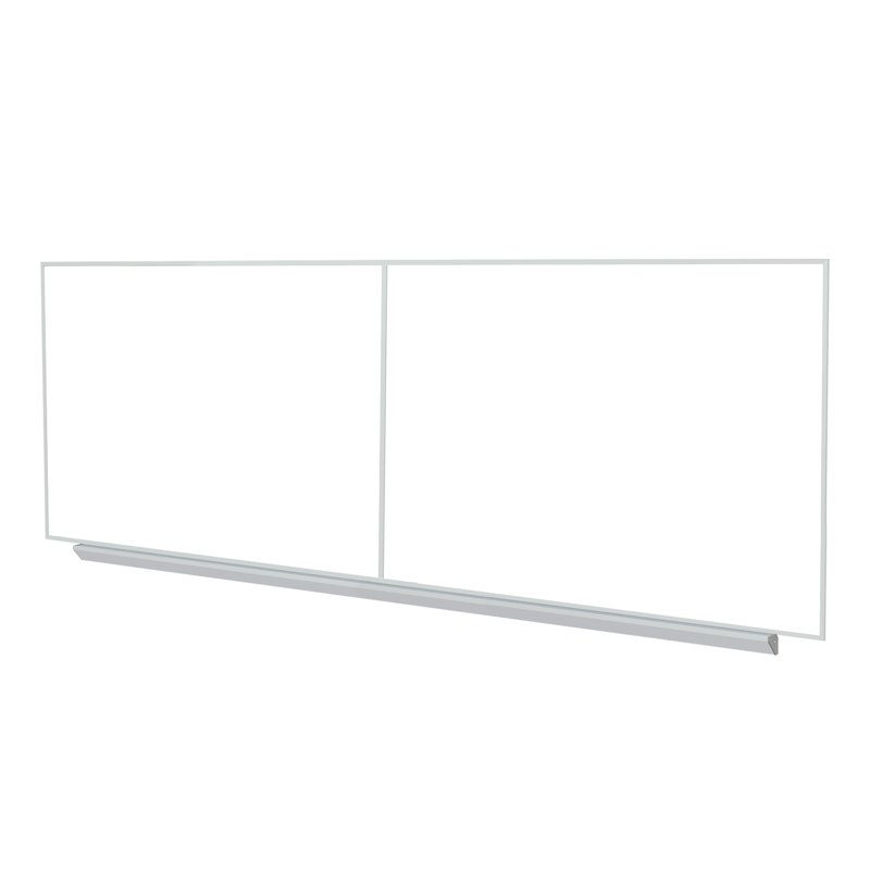 Ghent Magnetic Porcelain Whiteboard with Aluminum Frame and Box Tray