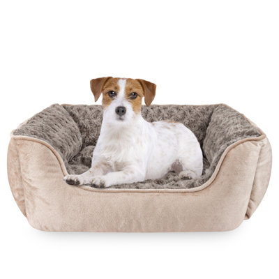  JOEJOY Rectangle Dog Bed for Large Medium Small Dogs Machine Washable Sleeping Dog Sofa Bed Non-slip Bottom Breathable Soft Puppy Bed Durable Orthopedic Calming Pet Cuddler, Multiple Size