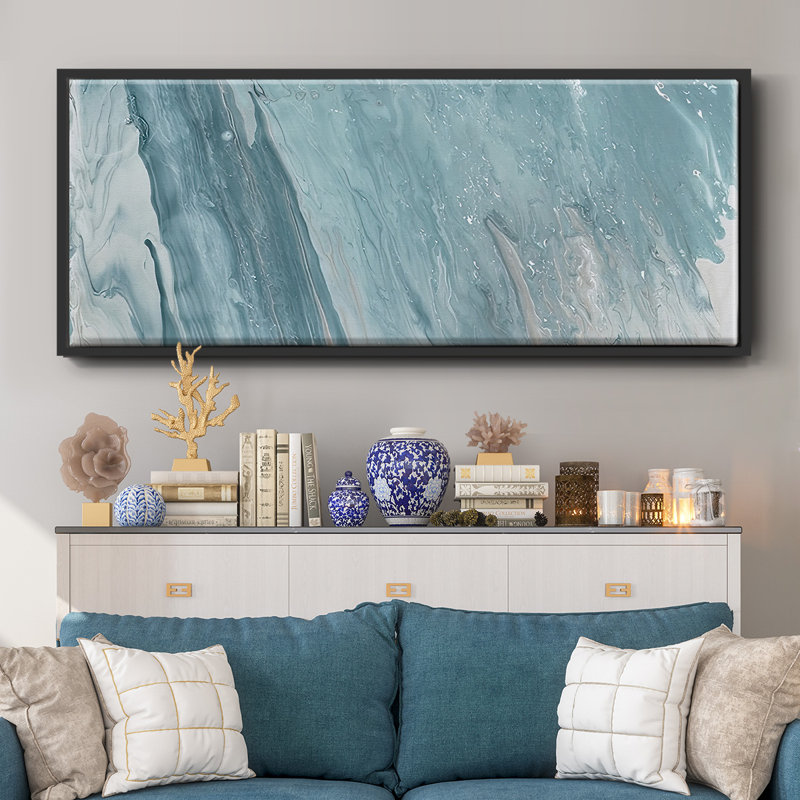 Cirrus I- Framed Canvas