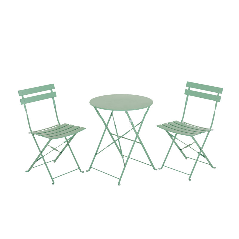 Ensemble bistro 23,62 po Leen, Vert menthe