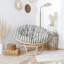 Coussin rayé Papasan-76024408