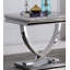 Table de bout carrée avec base piédestal