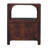 Solid Wood Arched Edge 1 Drawer Bedside