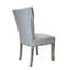 Chaise rembourrée en platine Canonbury Carleton