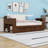 Convertible Wood Daybed with Built-in Desk, Drawers and Extendable Armrests-599081661-599081663