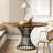 Ashiyah Round Metal Base Dining Table-1749463401-1807005935