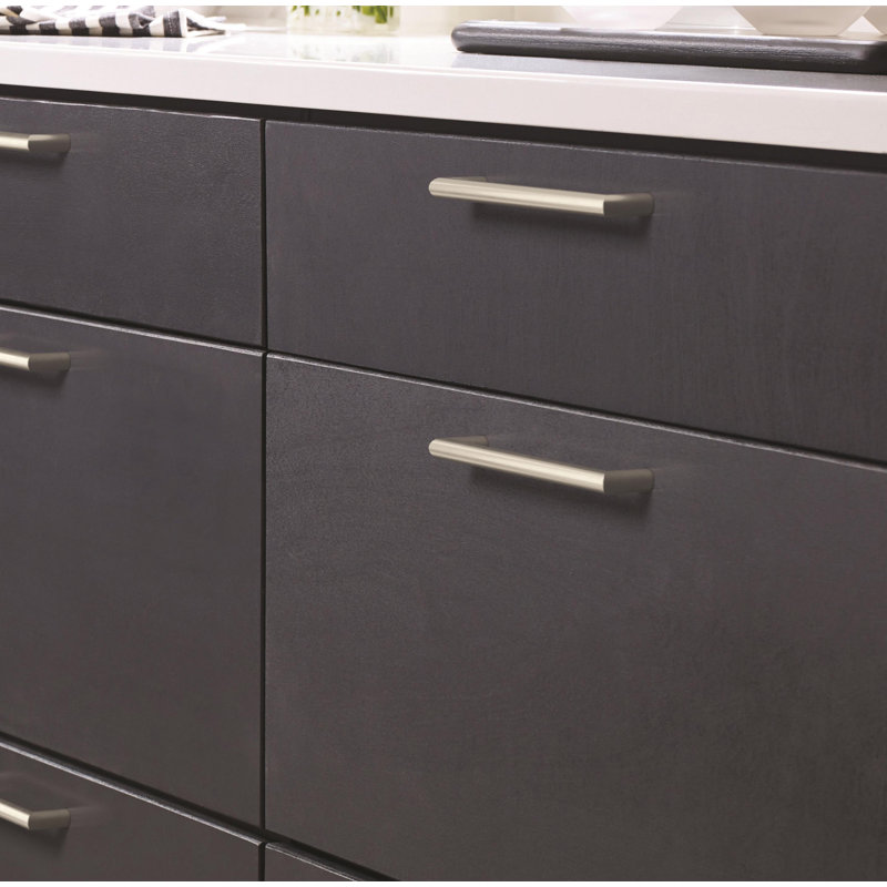 Revolve Bar Pull, Satin Nickel, 6.3125"