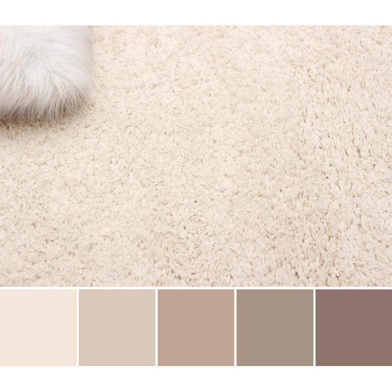 Tapis crème Rosalba, Rectangulaire 8 pi x 10 pi