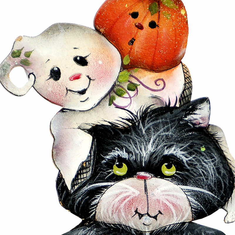 Cintre pour porte en bois d’halloween