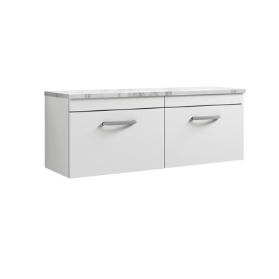 Athena 120.5cm Double Bathroom Vanity Base Only