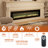 Rayva Front-Venting Recessed and Wall-Mounted Electric Fireplace-435000921