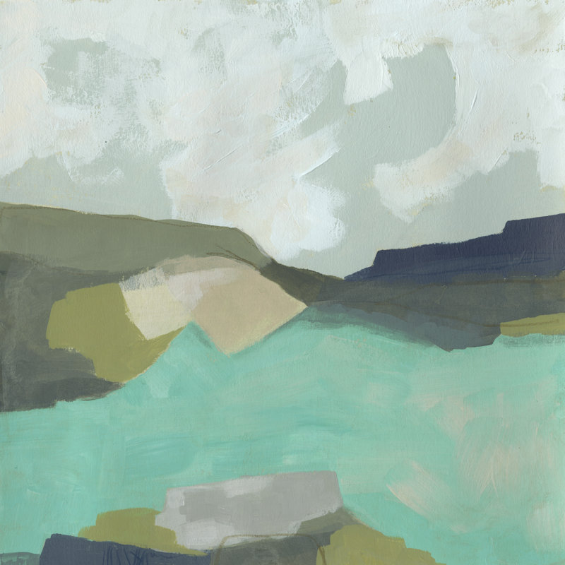 Bord de mer I, H 20 po x l 20 po