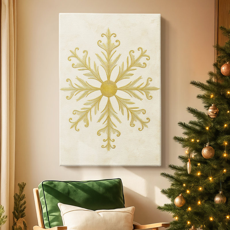 Toile tendue Tinsel-Gold, H 48 po x l 32 po