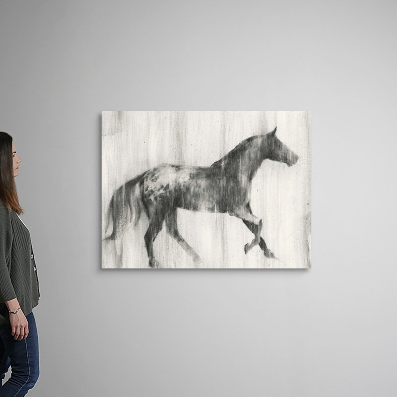 Art mural Appaloosa Study I, H 36 po x l 48 po x P 1 po, Toile tendue