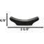 Paquet de 6 repose-baguettes Hashioki de la collection Hakumu