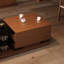 Table basse simple en bois massif au design rétro-107149385