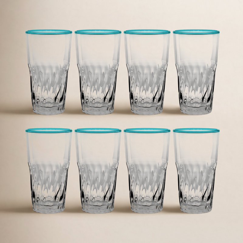 Dali 19 Oz Jumbo Blue, Set Of 8, 19 Oz