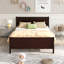 Grand lit plateforme en bois avec tête de lit et lattes de bois (espresso)-339637240-339637243