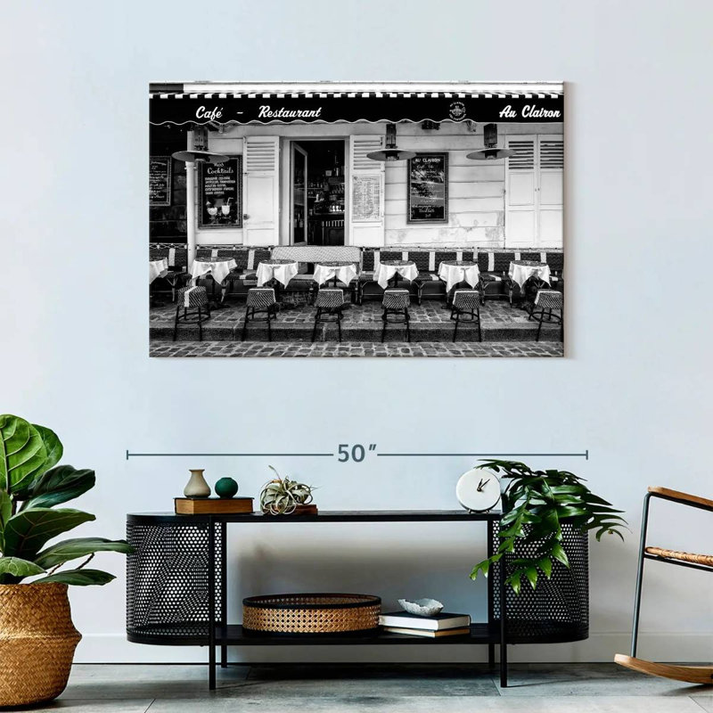 Lilie Paris Cafe Restaurant, 30" H x 45" W