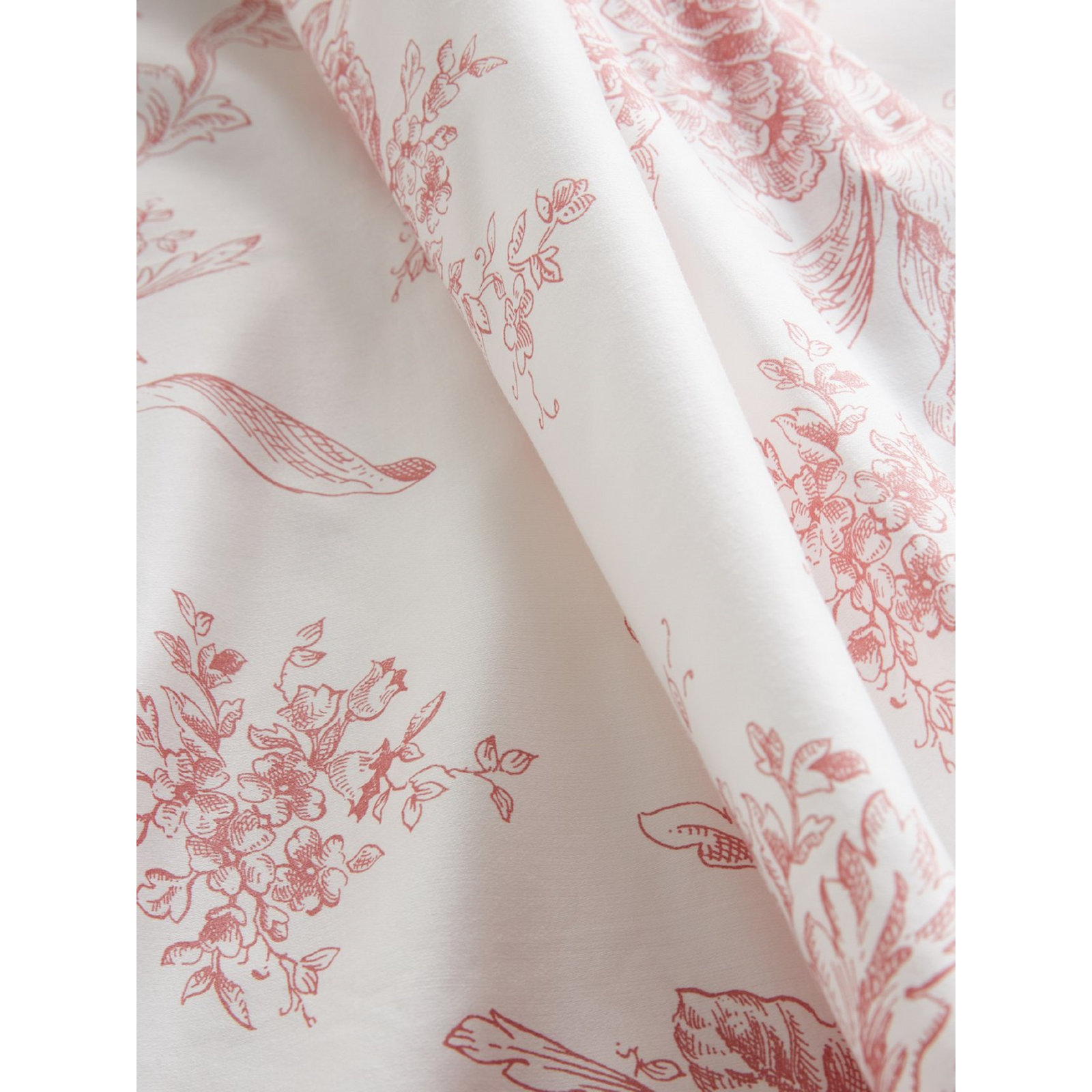 Ayami Cotton Duvet Cover Set, Mauve, King Duvet Set + 1 Sham