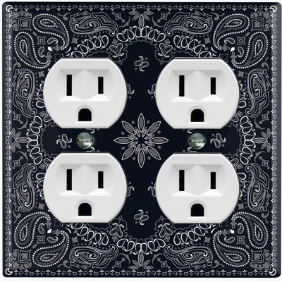 2 - Gang Toggle Light Switch Standard Wall Plate