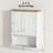 Bathroom Cabinet - Wall Mounted, 2 Doors, Adjustable Shelf, Over Toilet, White, Space Saving Model Modern