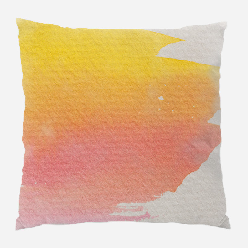 Outdoor Reversible Throw Pillow, Microsuede, Indoor
