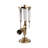 Decorative Bar Tool Set with Stand for Home Decor - Elegant Cocktail Bar Accessories for Dining Room or Kitchen Counter - Set of 5, 13", Gold-57255118