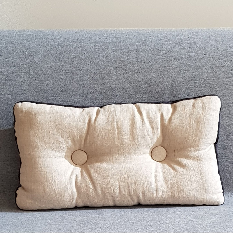 Sammy Rectangular Cushion, Ink Navy