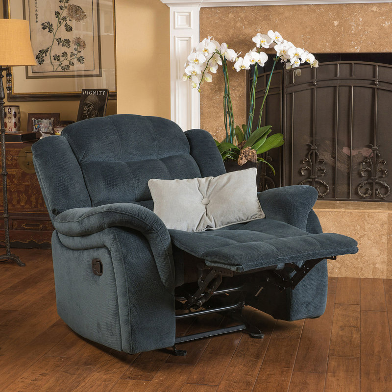 Fauteuil inclinable Texian, Simili cuir brun foncé