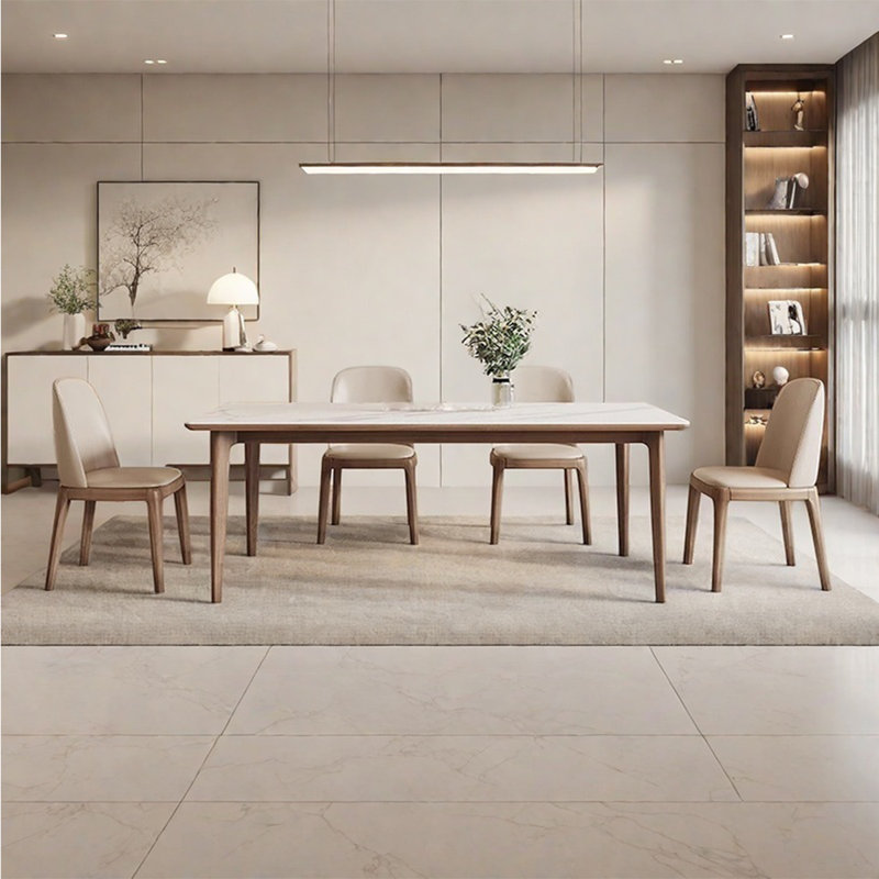 Table de salle à manger Minimalist, H 29,53 po x L 55,12 po x l 31,5 po