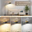 Lampe sur pied à arc réglable avec abat-jour creux en métal, grande lampe sur pied pour le salon, la chambre à coucher ou le bureau, interrupteur au pied, fabrication en fer durable