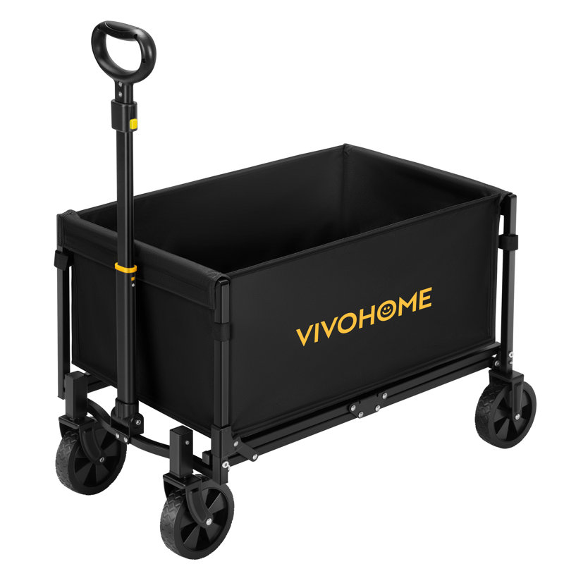 300 lb Chariot de jardin portatif léger pliable avec roues tout-terrain