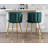 Latefa Upholstered Counter Stool with Metal Frame-284612859