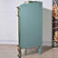 Armoire de coin en bois manufacturé vert