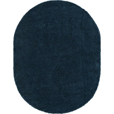 Tapis bleu marine Desirae