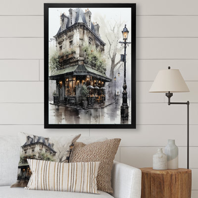 Paris Montmartre Mist - Paris Framed Wall Decor